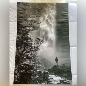 24x36 Wall Art - Black/White + Grey